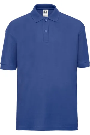 Russell Athletic Childrens Unisex Childrens/Kids Polo Shirt (Bright Royal Blue) - - Size 7-8Y