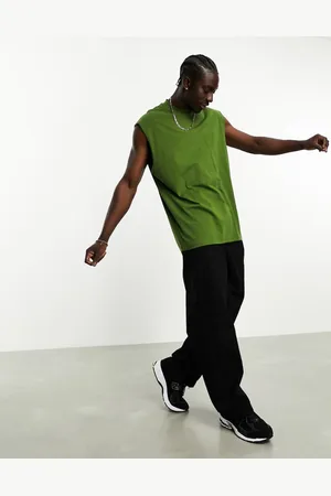 ASOS Mens oversized vest with dropped armholes in - Size X-Small