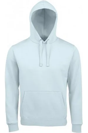Sols Unisex Adults Spencer Hooded Sweatshirt (Creamy Blue) - - Size 2XL