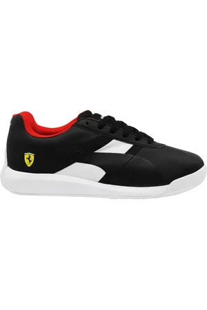 PUMA Podio Tech Scuderia Ferrari Low Lace Up Mens Trainers 305661 02 - Size UK 6.5