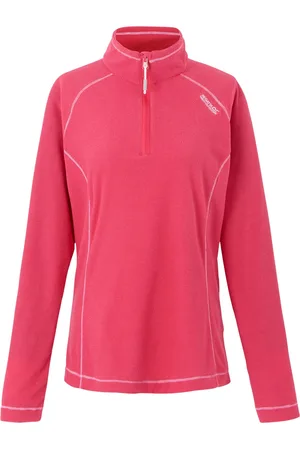 Regatta Great Outdoors Womens/Ladies Montes Half Zip Fleece Top (Pop/Raspberry Ripple) - - Size 8 UK