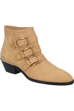 Chloé Chloé Womens women susanna short boots in leather - Size EU 37