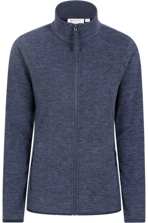Mountain Warehouse Womens/Ladies Snowdon II Melange Full Zip Fleece Jacket (Dark ) - Size 10 UK