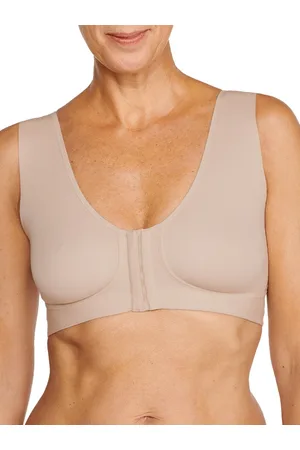 NATURANA Womens Wellness Front Fastening Soft Cup Bra - Cotton - Size 34B