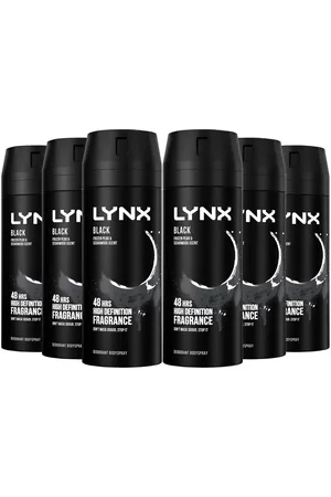 Lynx Mens Body Spray 48-H High Definition Fragrance Deo for Men, 6x150ml - One Size