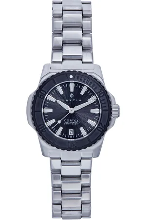Nautis Mens Cortez Automatic Bracelet Watch w/Date - Stainless Steel - One Size