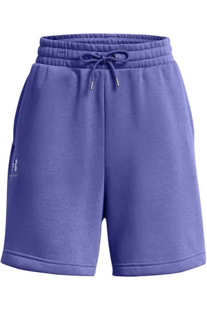 Under Armour Womens UA Icon Fleece Boyfriend Shorts in - Size 14 UK