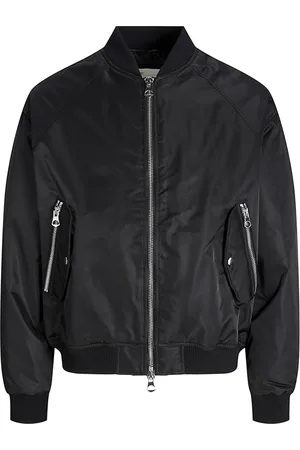 JACK & JONES Mens Bomber Jacket Ribbed Cuff Heavy Duty - - Size X-Large