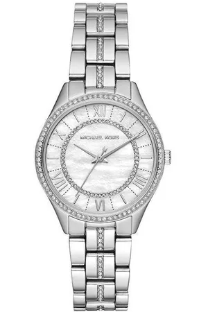 Michael Kors MK3900 Lauryn Crystal Mother Of Pearl Dial WoMens Watch - - One Size
