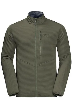 Jack Wolfskin Modesto Mens Green Jacket - - Size Medium