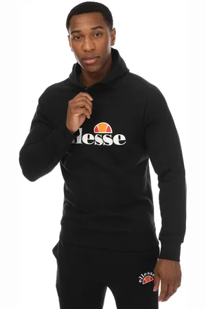 Ellesse Mens Cabbas Overhead Hoodie in Cotton - Size Large