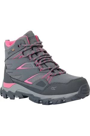 Regatta Kids Unisex Childrens/Kids Holcombe III Walking Boots (Steel/Tulip) - - Size UK 6 Infant