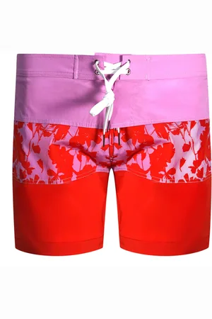 Dsquared2 Mens Floral Design Swim Shorts Polyamide - Size Medium