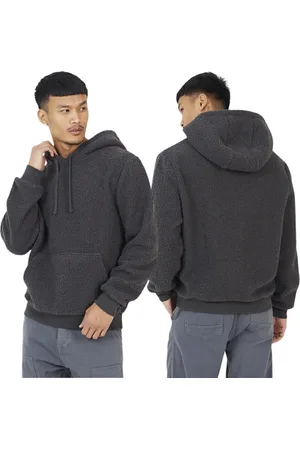 Brave Soul Mens Fleece Hoodie Long Sleeve Pullover Sweatshirt - - Size Large