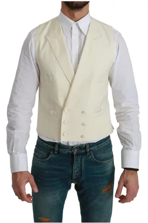 Dolce & Gabbana Mens Waistcoat Formal Wool Vest material_wool1 - Size IT 46 (Mens)