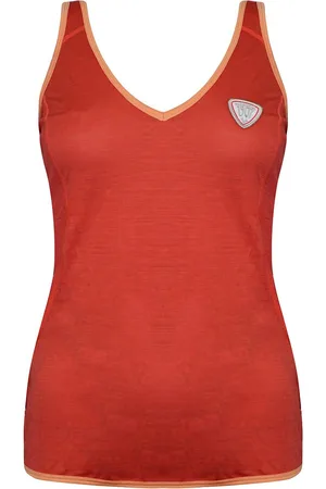 Rossignol Magic Womens Orange/ Tank Top Cotton - Size Medium