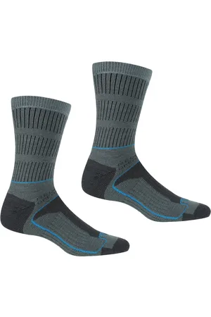 Regatta Womens/Ladies Samaris 3 Season Boot Socks (Stormy Sea/Niagra Blue) - - Size UK 3-6