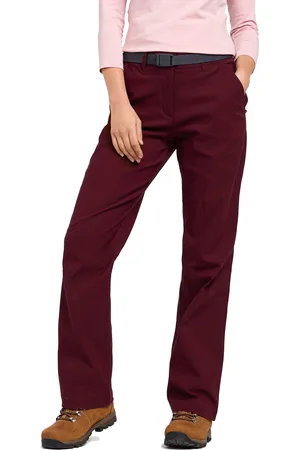 Brasher WoMens Stretch Water Repellant Walking & Hiking Trousers with Built in Belt - Polyamide - Size 12 UK