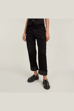 G-Star Womens G-Star RAW Cargo Pants Cord 3D Boyfriend - Cotton - Size 27 (Waist)
