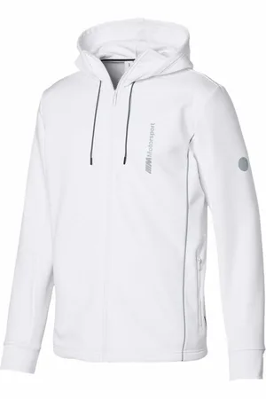 PUMA BMW M Motorsport Life Mens Sweat Jacket Track Top Hoodie 595154 02 - Textile - Size Small