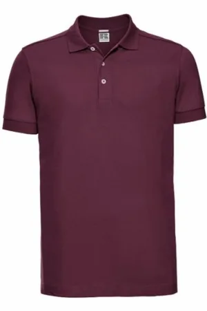 Russell Athletic Mens Stretch Short Sleeve Polo Shirt - Size Medium