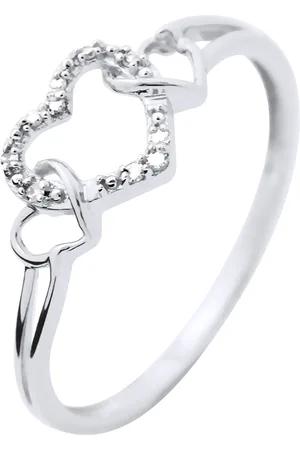 Diadema Womens - Ring - Prestige Jewelery - Heart - Gold - Size R