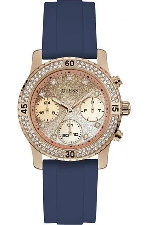 Guess Womens W1098L6 Confetti Glitter Dial Ladies Watch - - One Size