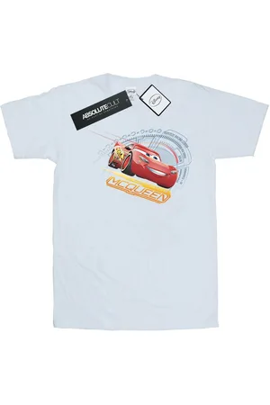 Disney Womens/Ladies Cars Lightning McQueen Cotton Boyfriend T-Shirt - Size 3XL