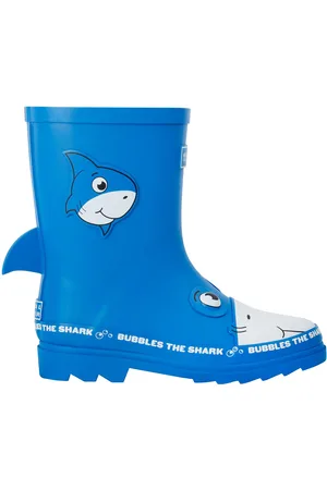 Regatta Kids Unisex Childrens/Kids Mudplay II Bubbles The Shark Wellington Boots - Size UK 4.5 Infant