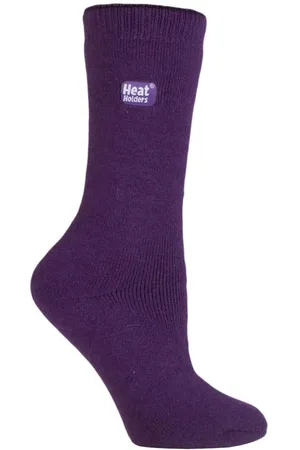 Heat Holders Womens Ultra Lite - Ladies Lightweight 1.0 TOG Thermal Dress Socks - - Size UK 4-6.5