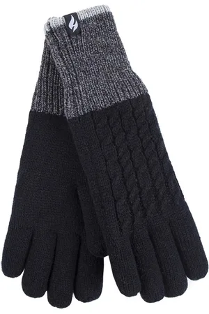 Heat Holders Womens - Ladies Thermal Gloves for Winter in Kisdon Style - - Size Small/Medium