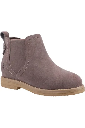 Hush Puppies Girls Mini Maddy Suede Ankle Boots - Size UK 12 Kids