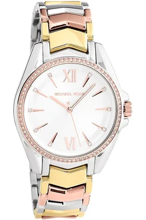 Michael Kors Womens MK6686 Whitney Tri-Tone Bracelet Watch - - One Size