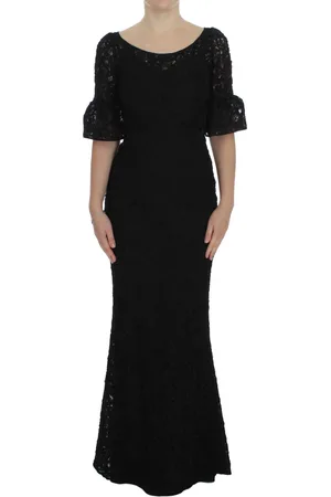Dolce & Gabbana WoMens Floral Lace Long Bodycon Maxi Dress - Size IT 36 (Women