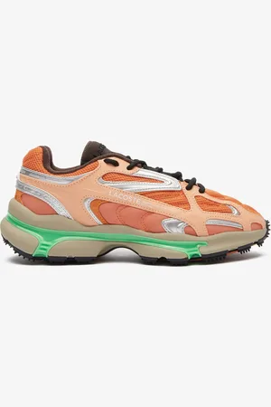 Lacoste Mens L003 Trainers in green Leather (archived) - Size UK 8.5