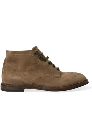 Dolce & Gabbana Mens Leather Lace Up Ankle Boots Shoes - Size 41.5 EU/IT