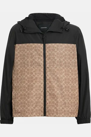 Coach Mens Signature FZ Windbreaker - - Size Medium