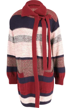 Chloé Pre-owned Womens Striped Cardigan in Multicolor Mohair - Wool (archived) - Size Small