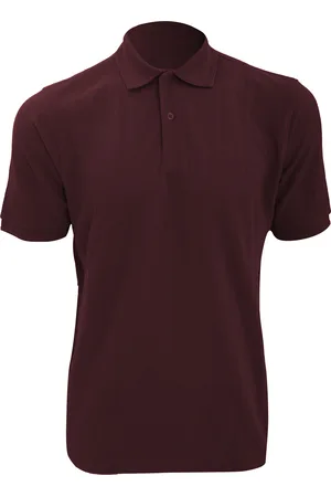 Russell Athletic Mens Ripple Collar & Cuff Short Sleeve Polo Shirt - Size Small