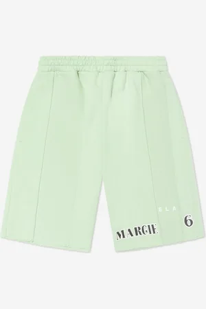 Maison Margiela Kids Unisex Logo Shorts in - Size 12Y