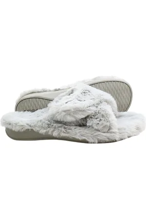 Vionic Indulge Relax Plush Womens Slippers - Size UK 10