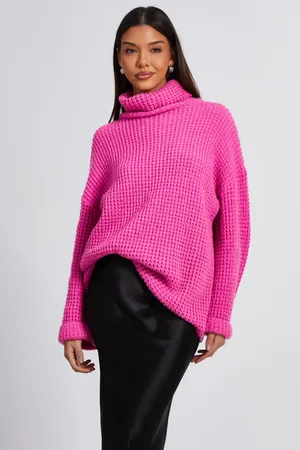 Quiz Womens Knitted Roll Neck Jumper - Size Small