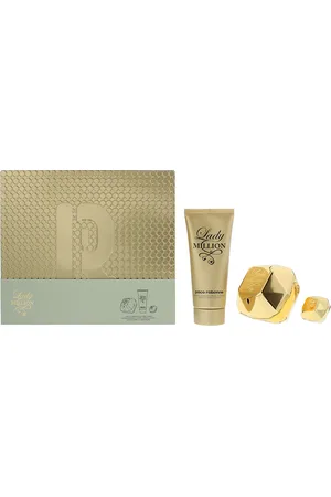 Paco rabanne Womens Lady Million Eau de Parfum 80ml, 5ml + Body Lotion 100ml Gift Set - One Size