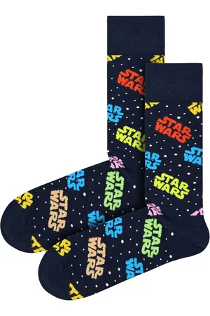 Happy Socks Unisex - Novelty Star Wars - - Cotton - Size UK 4-7