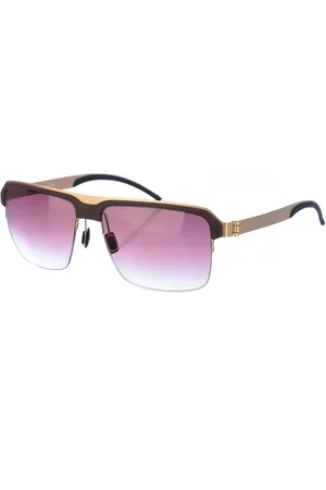 Mercedes Benz Mens Rectangular metal sunglasses M1049 men - - One Size