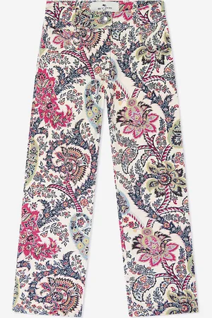 Etro Girls Paisley Print Trousers in - Size 4Y