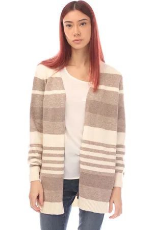 ONLY Womens Lesly Striped Open Cardigan in viscose - Size 10 UK