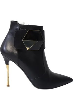 Nicholas Kirkwood Pre-owned Womens Hexagon Ankle Boots in Leather - Size EU 38