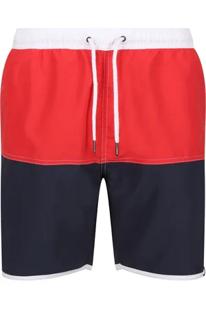 Regatta Mens Benicio Swim Shorts (Roccoco Red/Navy) - - Size X-Large
