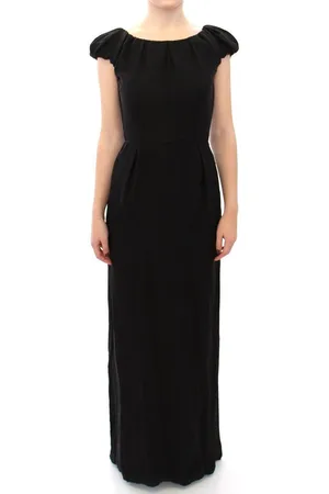 Dolce & Gabbana WoMens Silk Shortsleeve Gown Maxi IT Dress material_silk - Size IT 40 (Womens)
